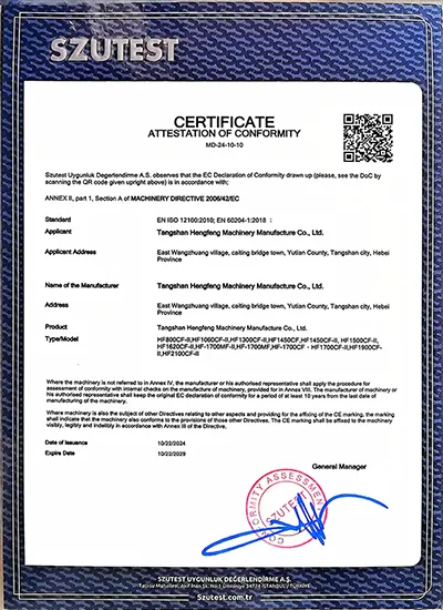 Certifications