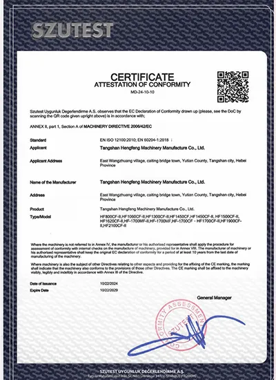 Certifications
